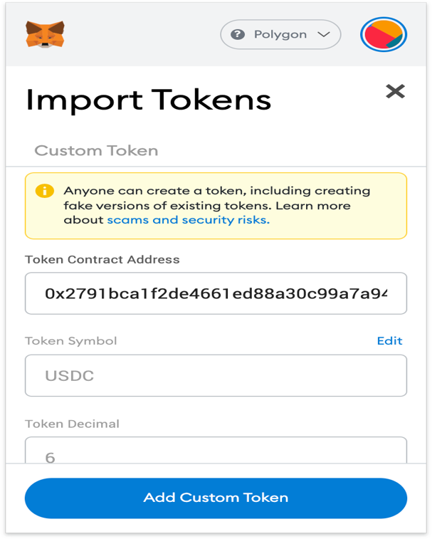 add custom tokens metamask crypto wallet