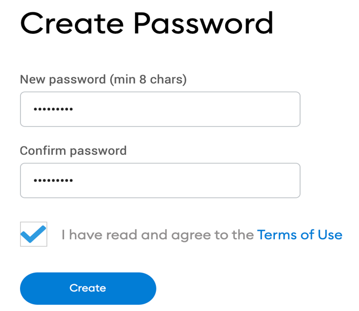 create password metamask crypto wallet