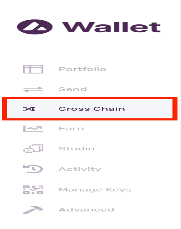 cross chain avalanche wallet