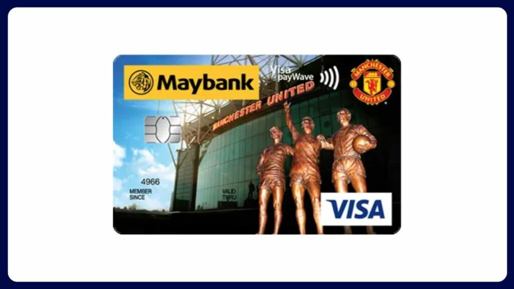 maybank manchester united visa card
