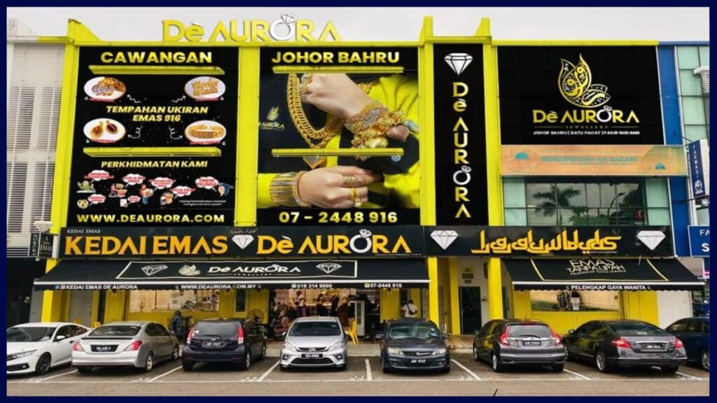 kedai emas johor terbaik di malaysia de aurora